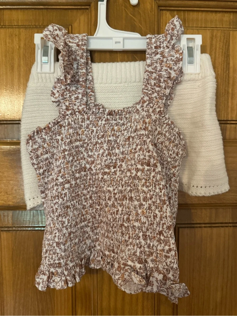 Crochet shorts outfit